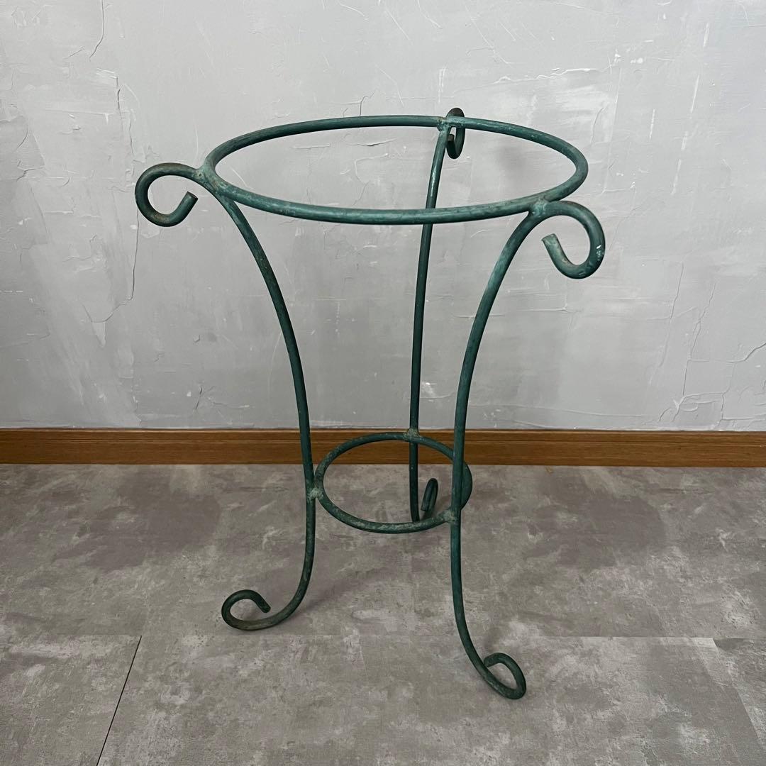 アンティーク アイアン 医療用 手洗いスタンド フラワースタンド 花台