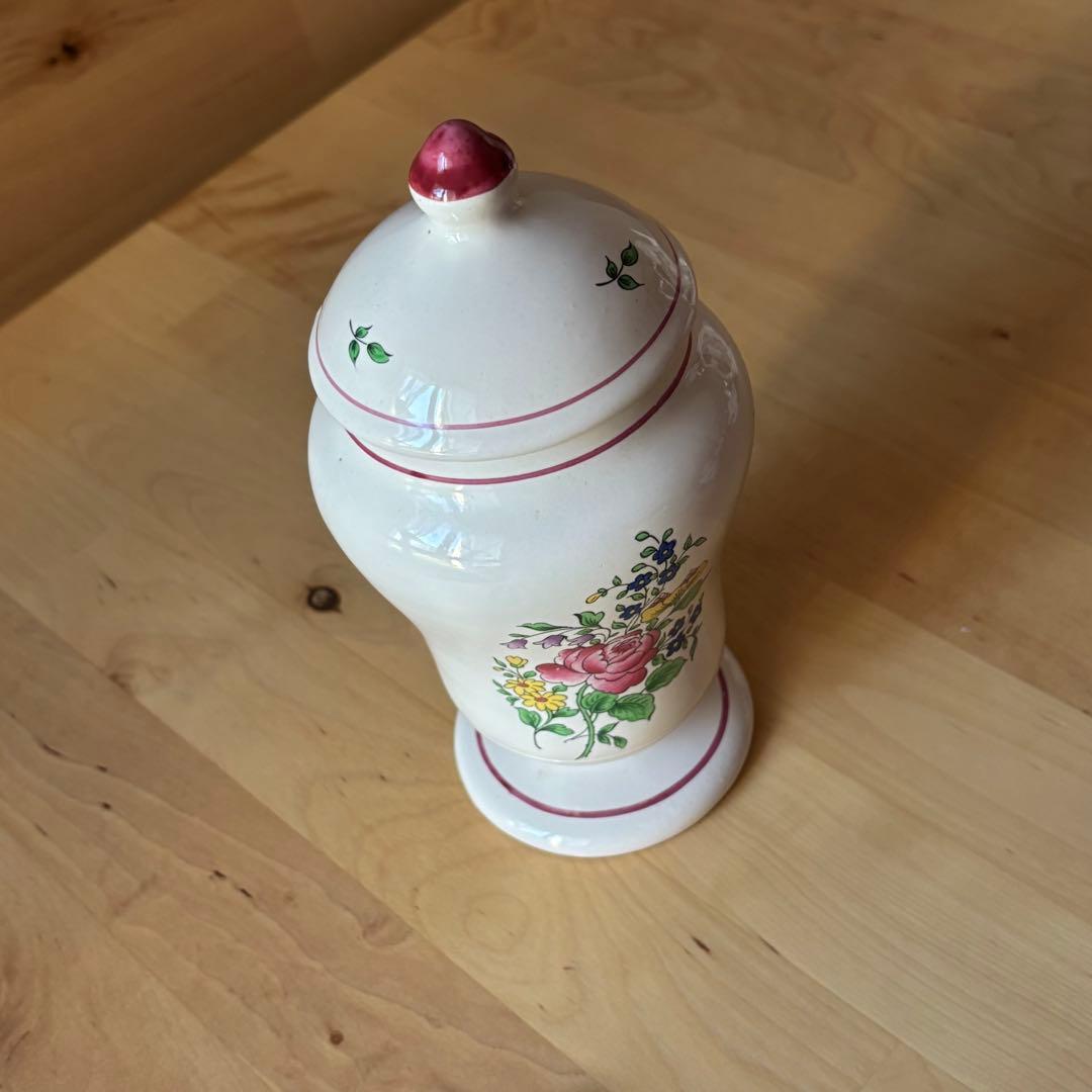 Ｋ&Gリュネヴィル 蓋付ポット1920年代 キャニスター