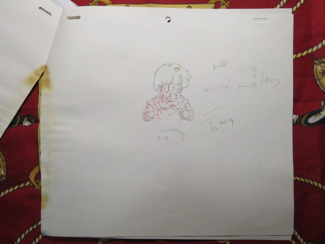 s*a様 アニメ セル画 原画 ドラゴンボール 悟飯 悟空 当時物