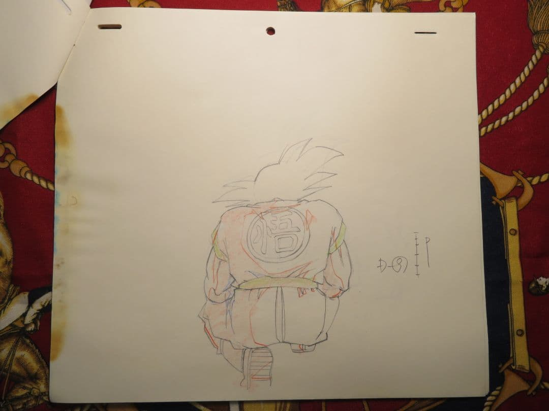 s*a様 アニメ セル画 原画 ドラゴンボール 悟飯 悟空 当時物