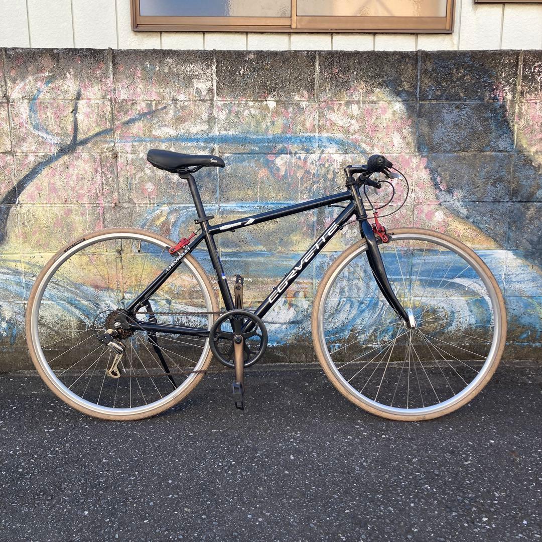 クロスバイク　6速　整備済み　街乗りに最適！ コルベット クロスバイク 700C