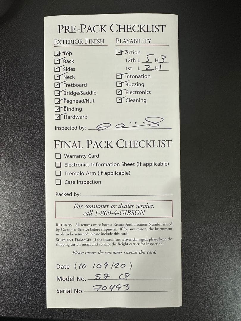 Gibson Les Paul Gold エレキギター