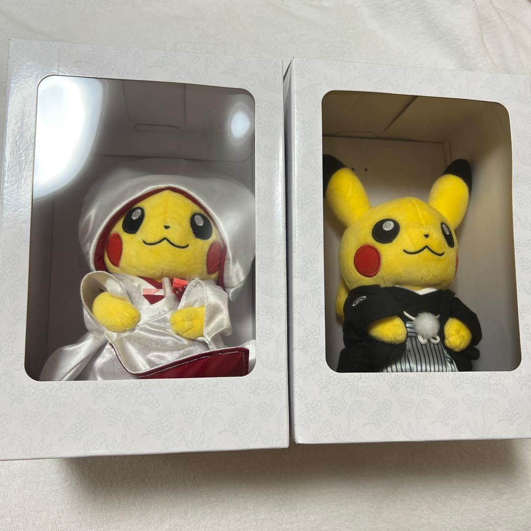 ポケモン　ピカチュウ　ウエディング　ぬいぐるみ