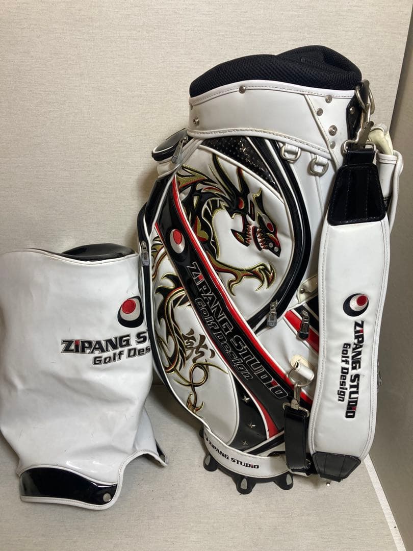 希少　ZIPANG STUDIO 琉球ゴルフ　ドラゴンキャディバッグ
