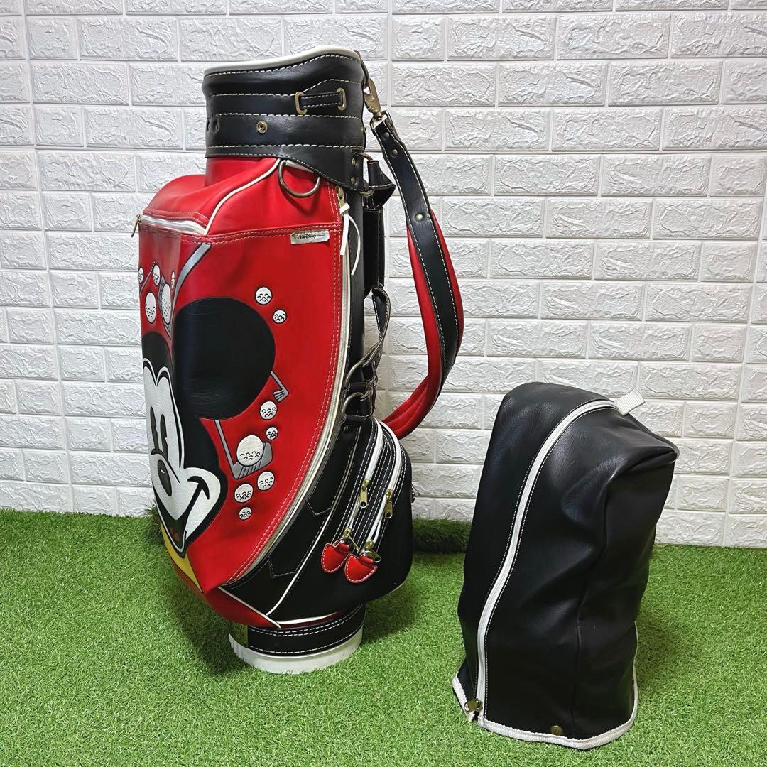 美品 入手困難 BELDINGSPORTS ミッキーマウス キャディバッグ