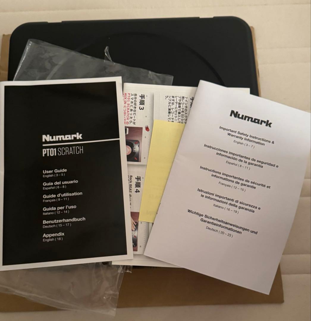PT-01 Numark スクラッチ ハンディー ターンテーブル DJ レコード