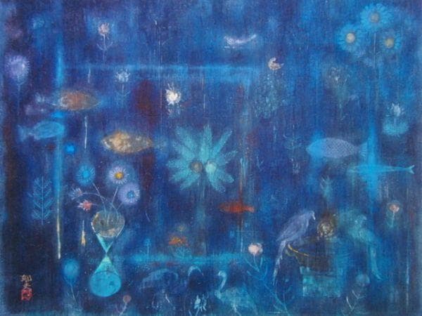 平山郁夫、【ボンベイ壁画幻想Ⅰ】、希少画集画より、状態良好、新品高級額装付