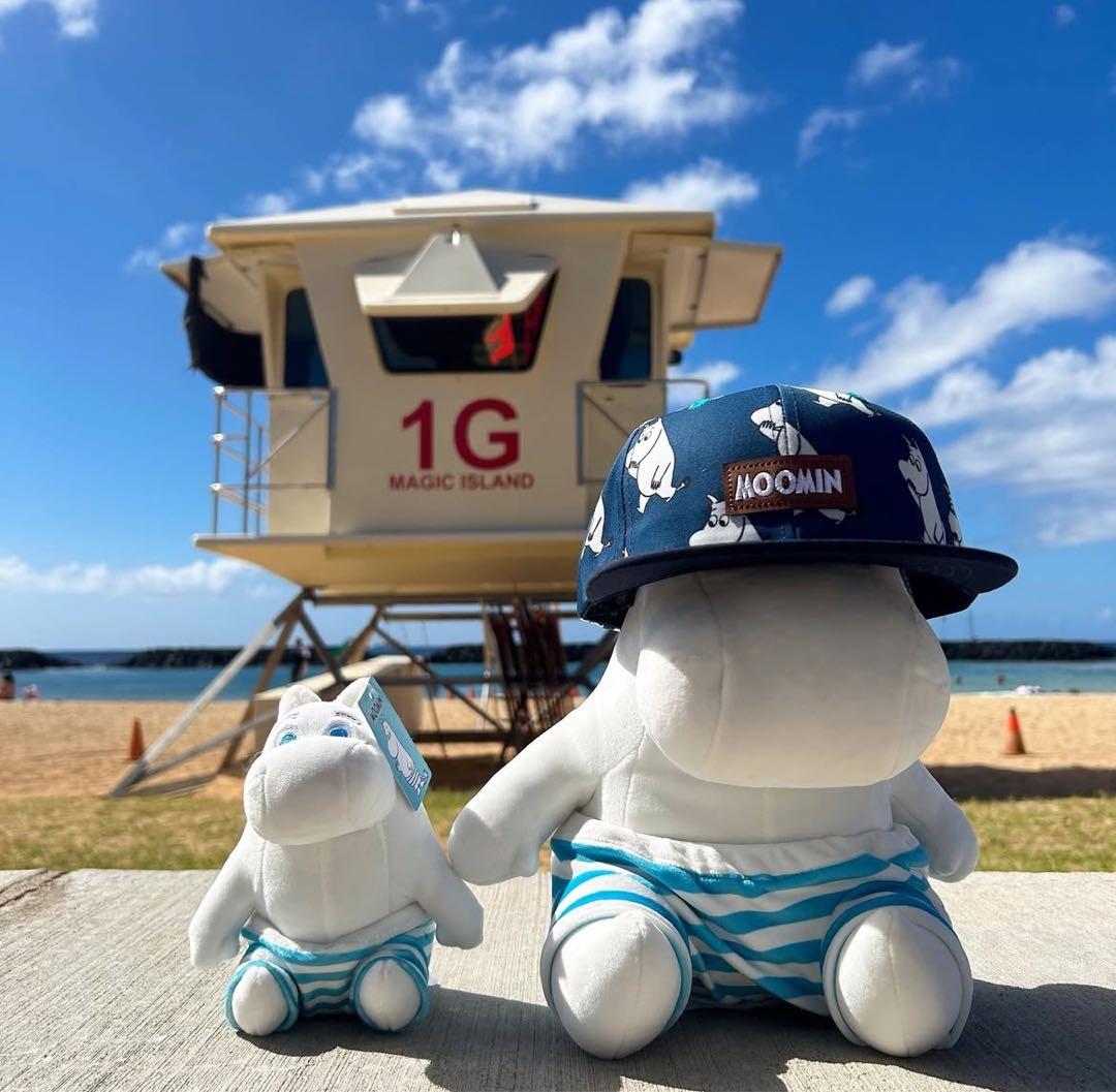 【おが】ハワイ限定 水着ムーミンぬいぐるみ ラージサイズ