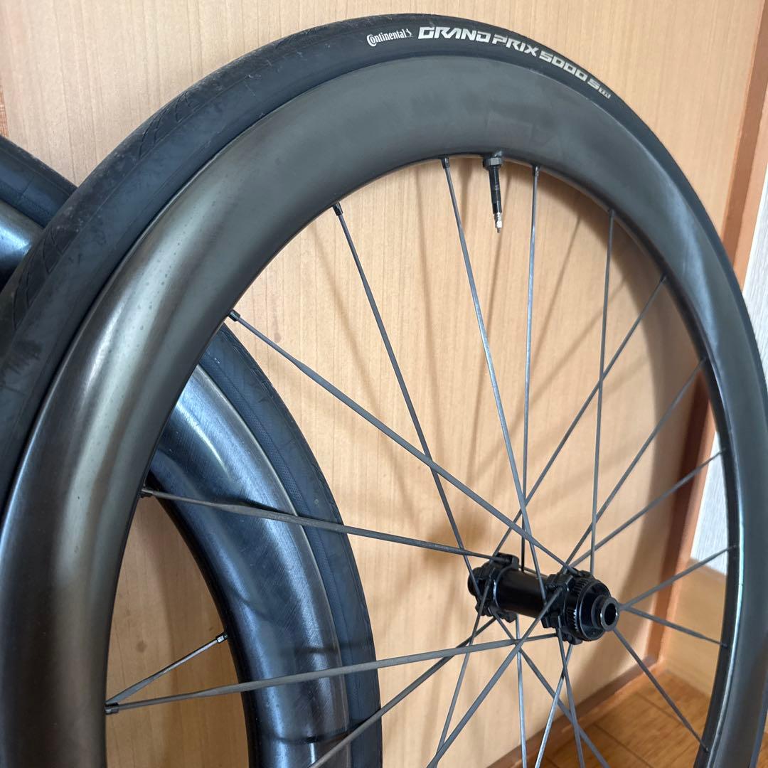 カーボンスポークホイール 前後セット