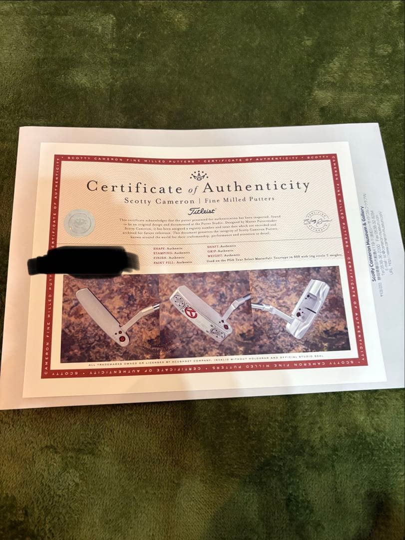 スコッティキャメロン サークルT SQUAREBACK 2 TOURTYPE