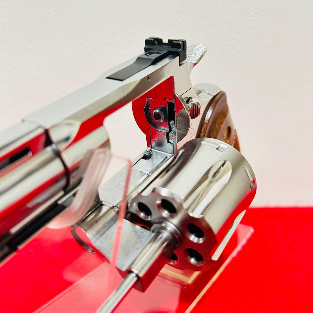 タナカ　コルトパイソン　ステンレスフィニッシュ　4インチ　ガスガン