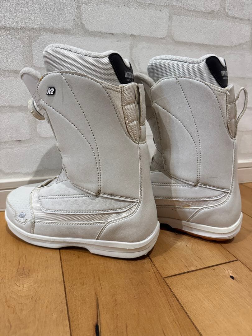 K2 ピュアホワイト スノーボードブーツ　22cmレディース