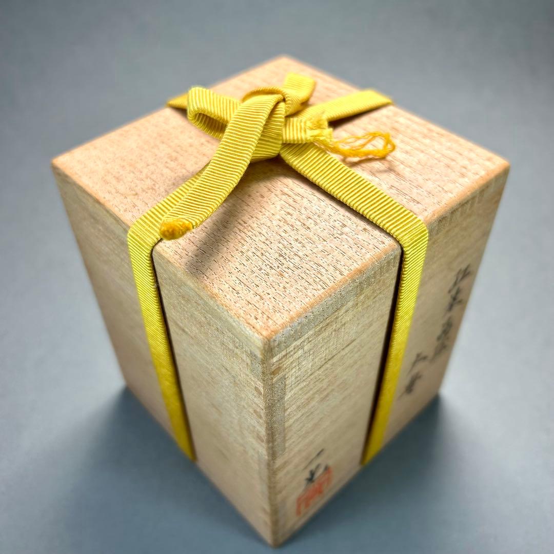 棗　『清瀬一光　而妙斎書付』　紅葉蒔絵　大棗　お茶道具　書付箱　共箱　工芸品