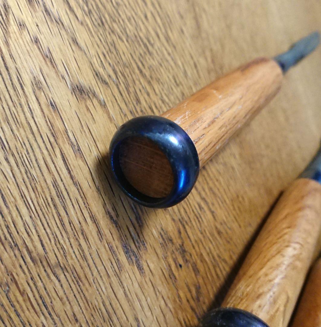 秀丸 ☆ 追入 鑿 平 ６本セット ３分 ４分 のみ ノミ 彫刻 大工道具 鉋