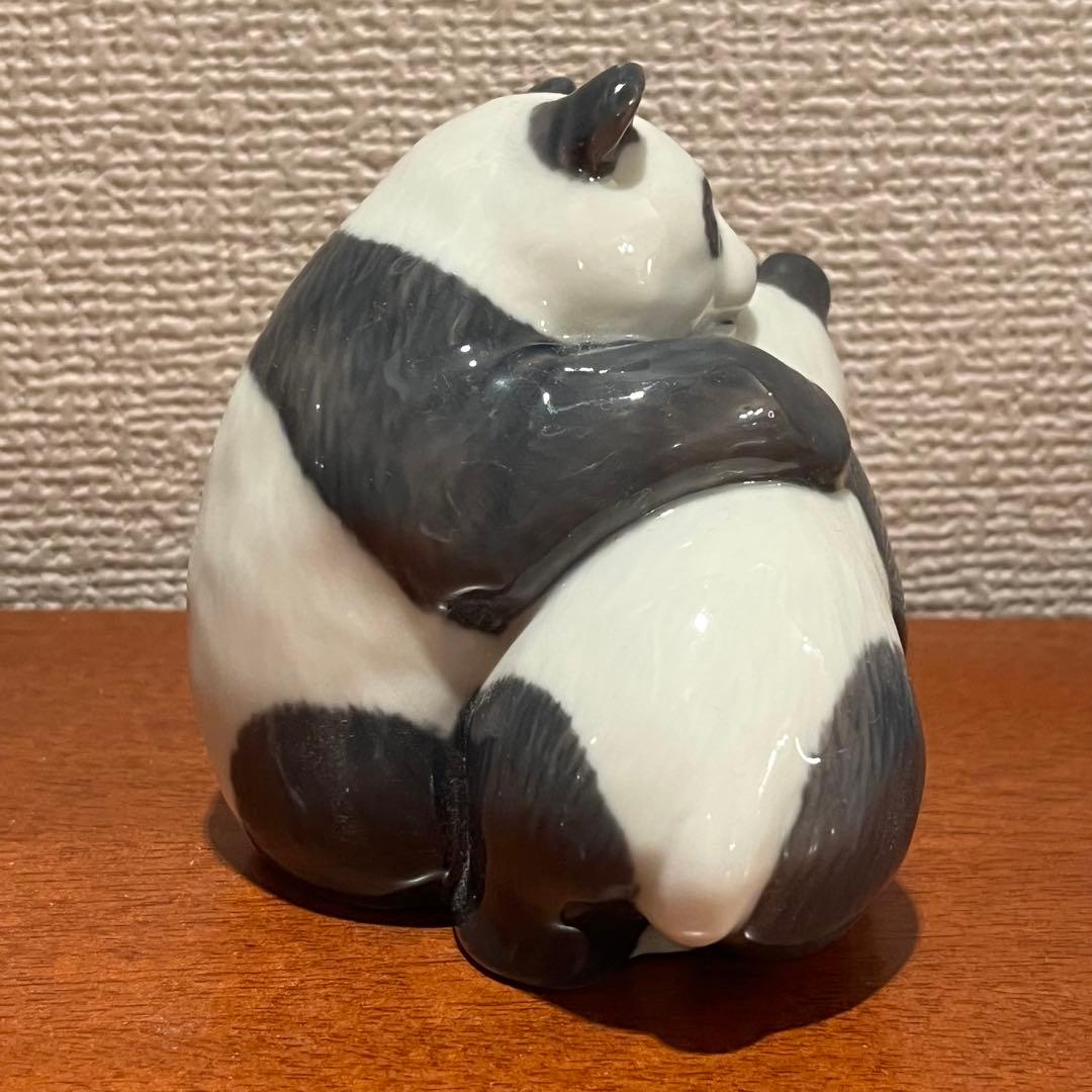 美品　双子　パンダ　ロイヤルコペンハーゲン　フィギュリン　人形　陶器　置物