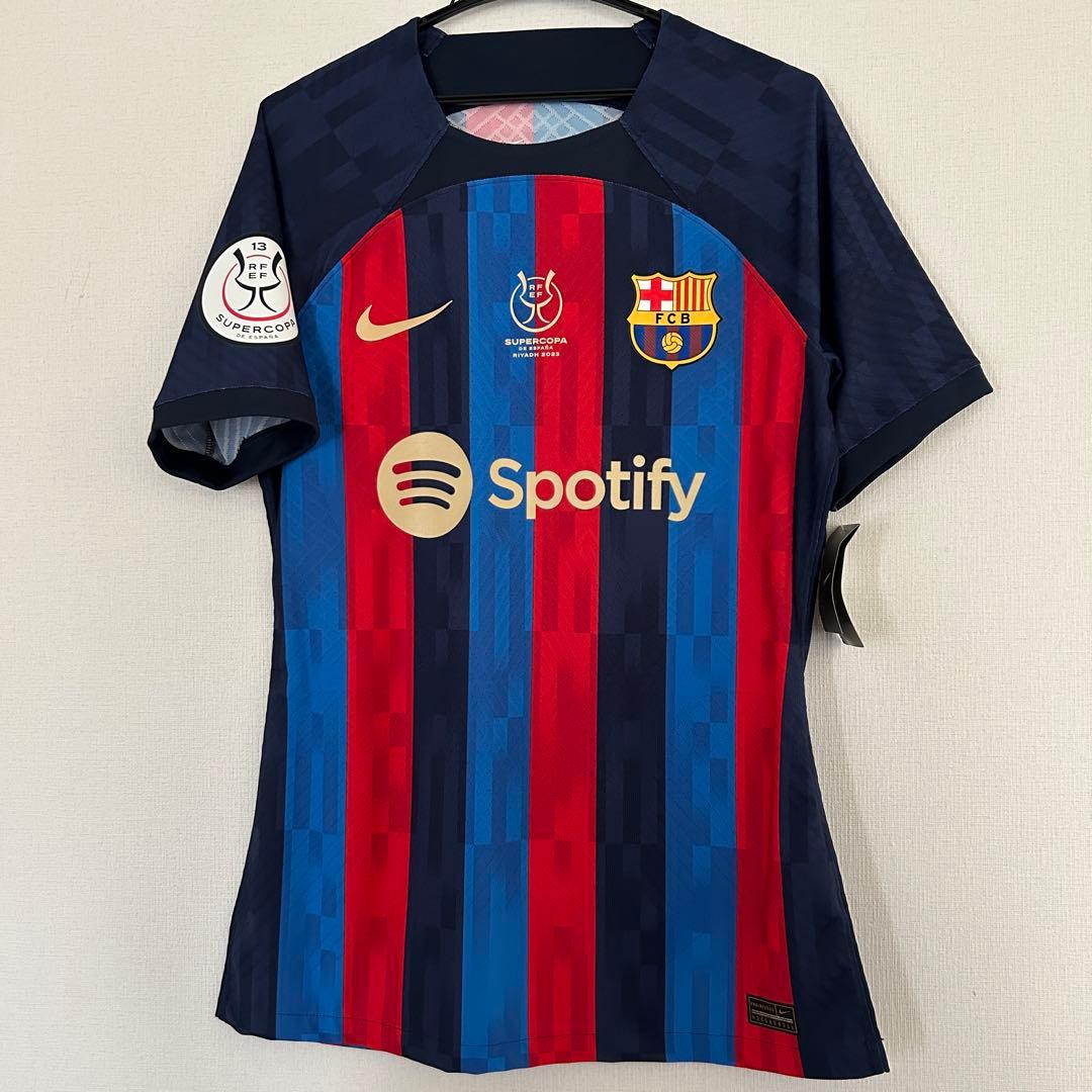 22-23 バルセロナ　ペドリ　スーペルコパ　決勝仕様　選手支給用　ユニフォーム