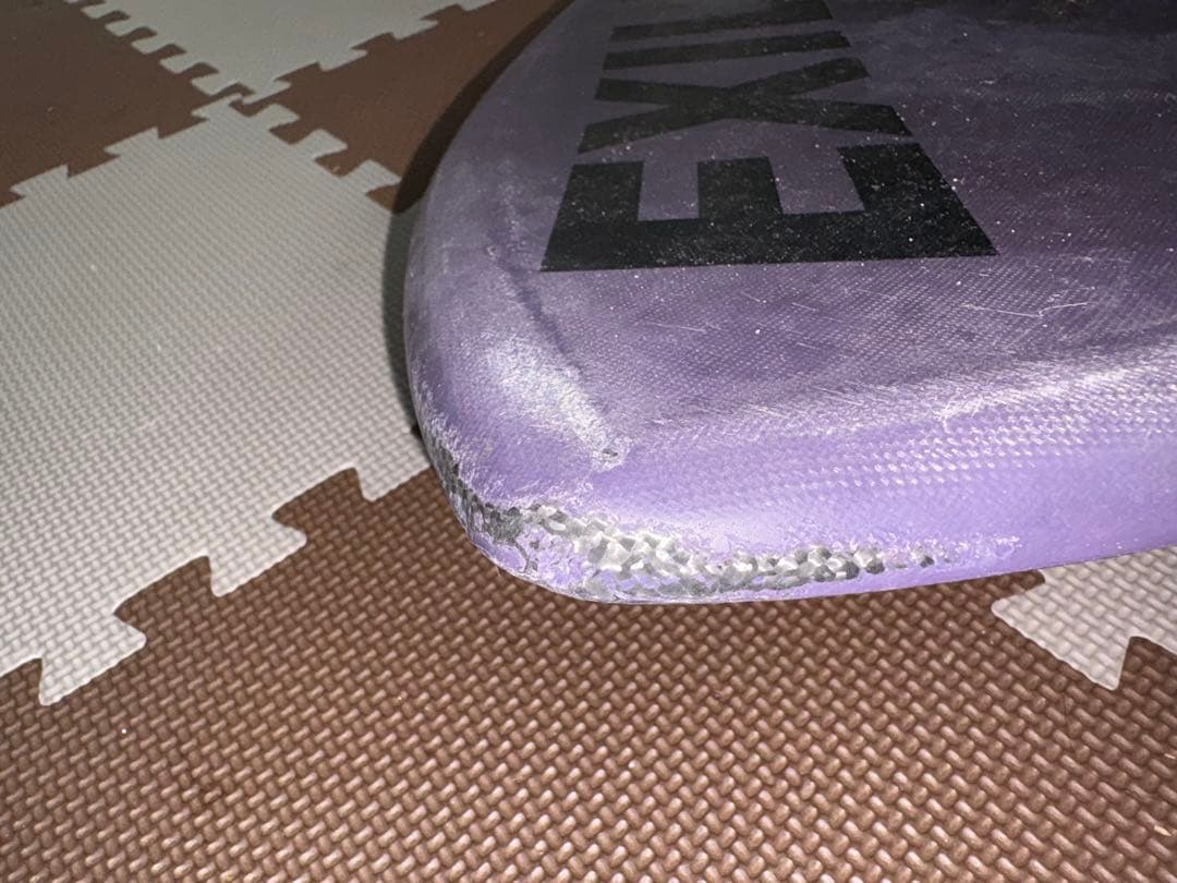 EXILE スキムボード、ホワイト パープル