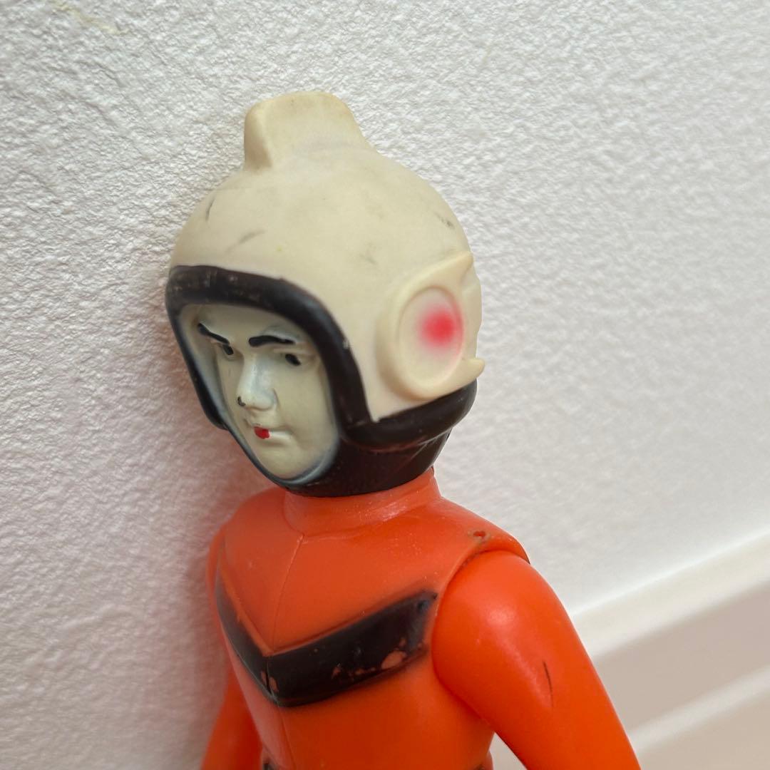 当時物　ブルマァク 五隊員セット MAT隊員 ソフビ ウルトラマンA 中間サイズ