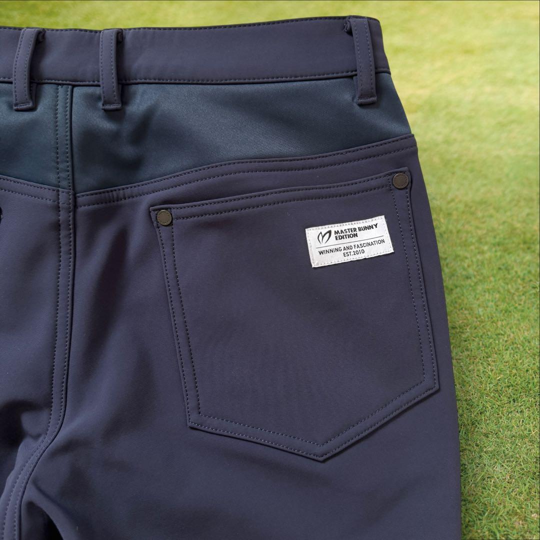 裏起毛　マスターバニー　パンツ　3 S ネイビー　黒　紺　暖パン　ウォームパンツ
