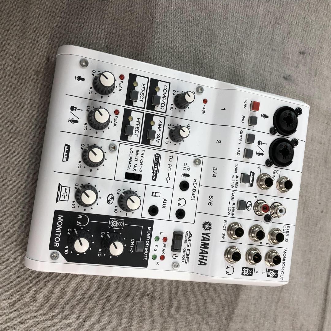 h*n様 YAMAHA AG06 ウェブキャスティングミキサー (ヤマハ)