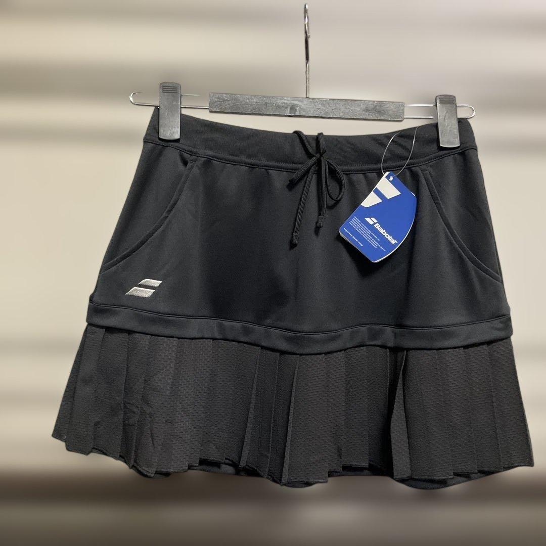 値下げ‼️バボラ　Babolat ブラック プリーツスカート XL Ｏサイズ