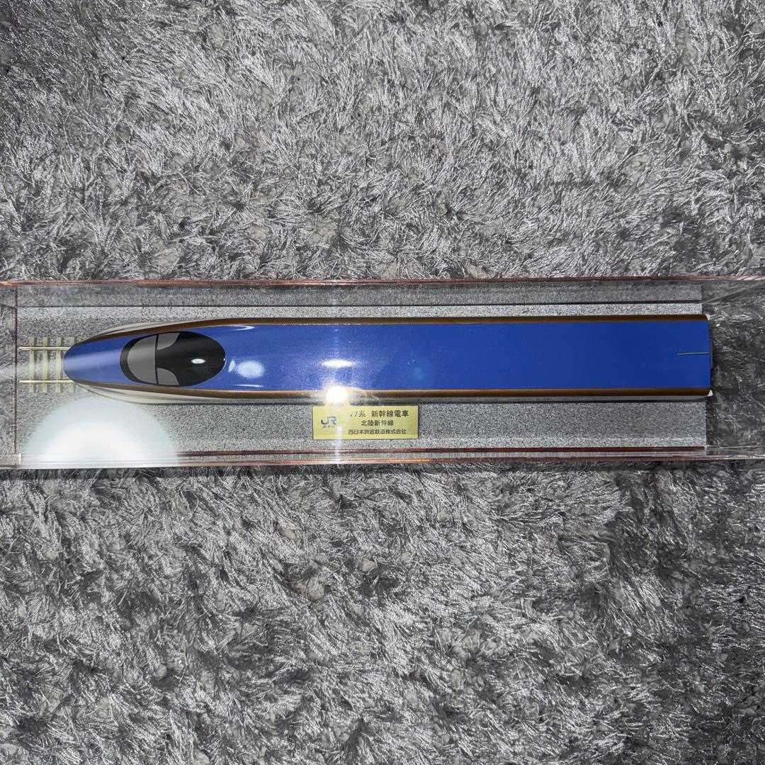【JR公式 非売品】W7系 北陸新幹線 展示用 ディスプレイモデル 台座ケース付
