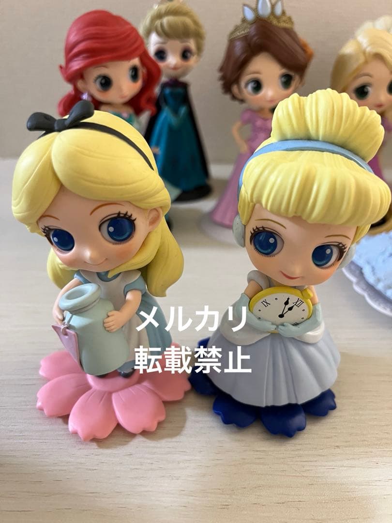 ディズニープリンセス Qposket 16体セット