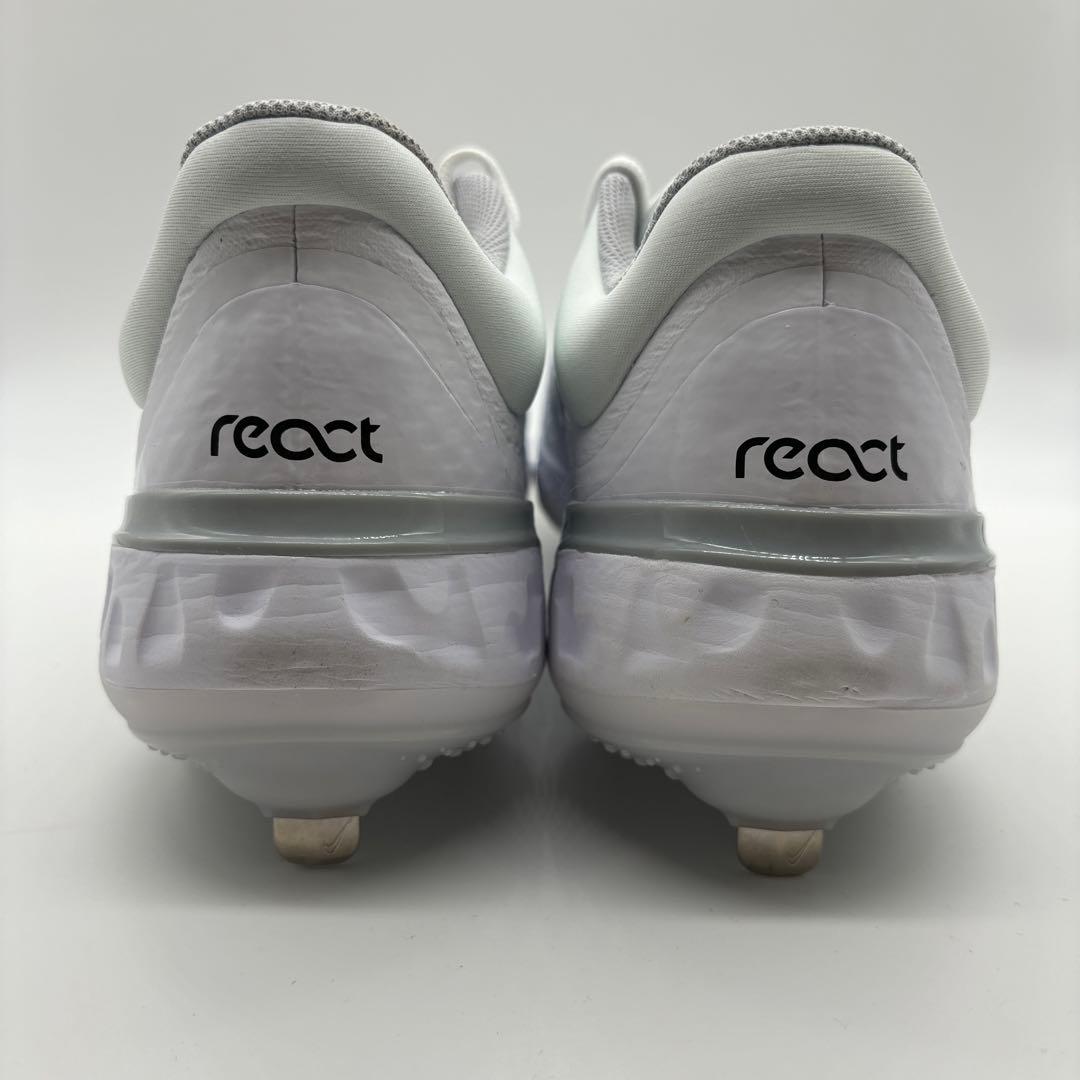 NIKE 野球　スパイク　金具　ホワイト 白 28㎝ ローカット 軽量