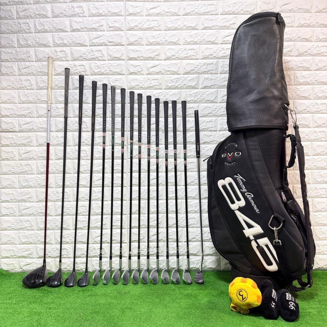 ゴルフセット　豪華　PRGR テーラーメイド　ラウンド仕様　飛距離抜群　すぐ使用