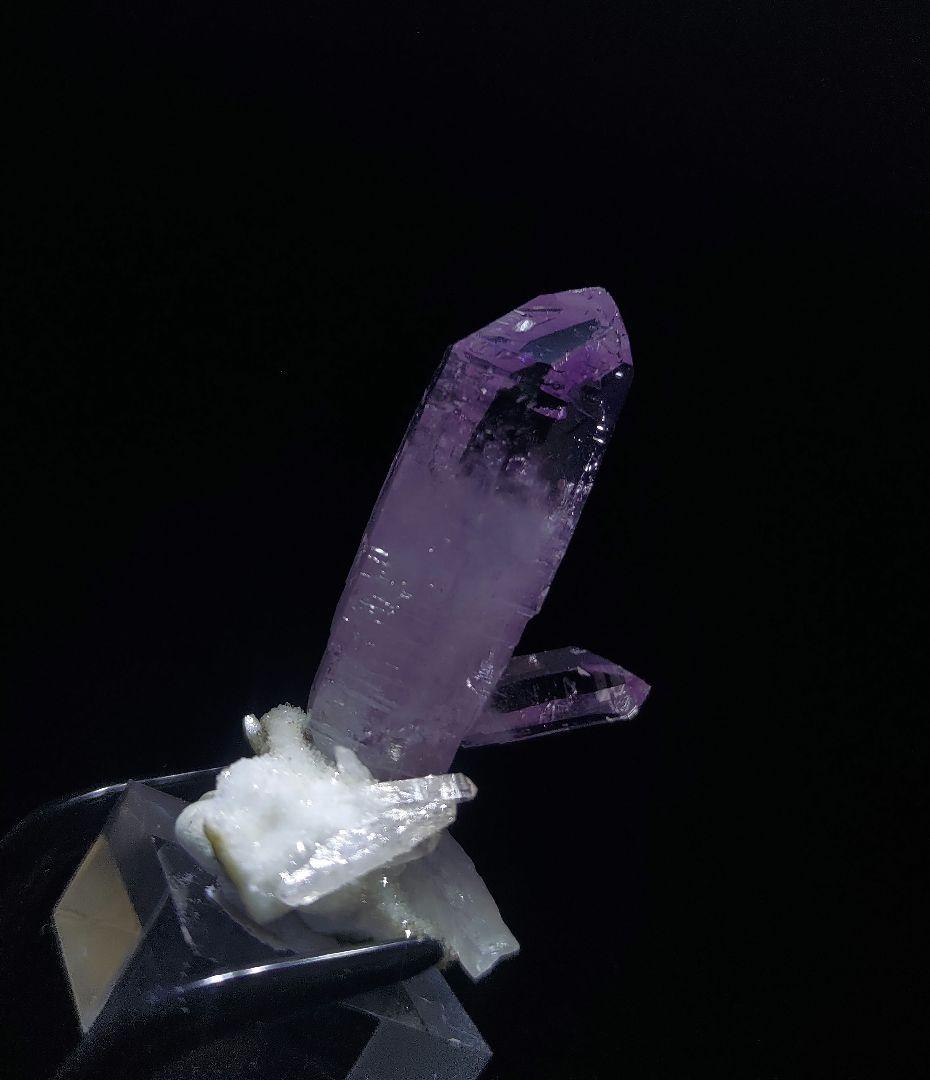 ベラクルスアメジスト 鉱石 鉱物 ミネラル 標本 原石 母岩付き ⑥