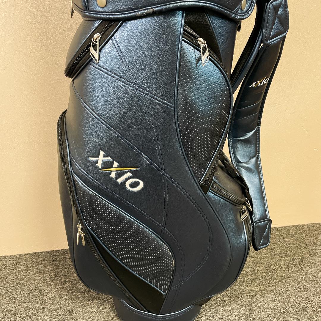 【良品】XXIO キャディバッグ ネイビー　4口