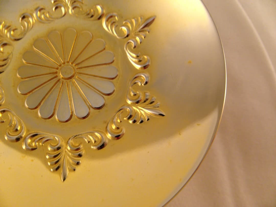 天皇御即位五十年・慶祝・金盃・24K-GP