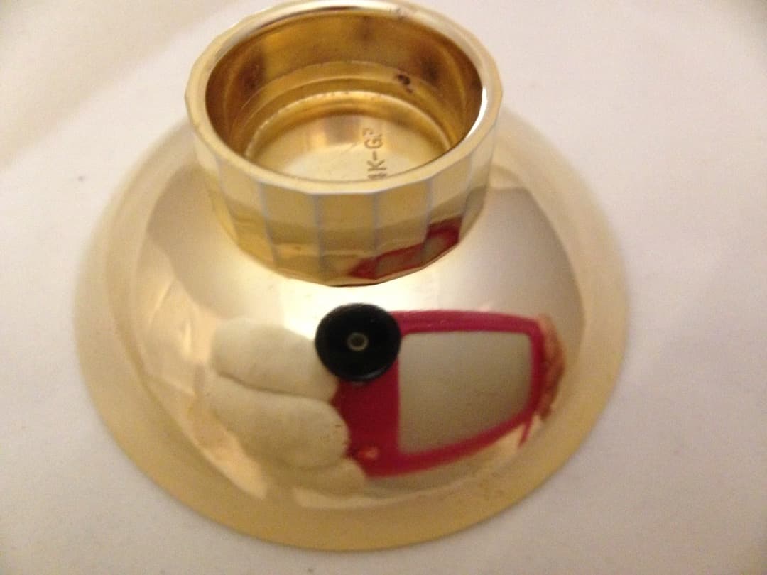 天皇御即位五十年・慶祝・金盃・24K-GP