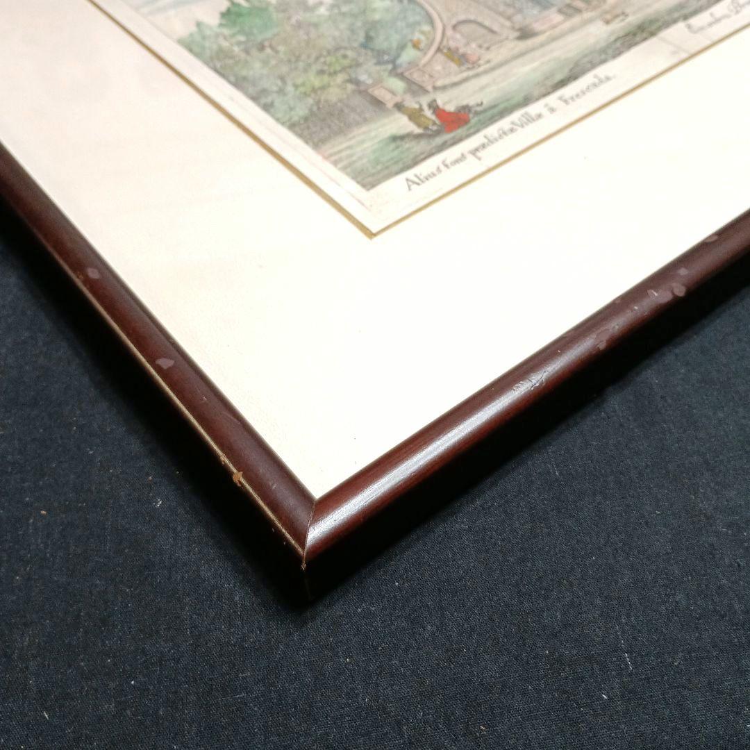 お値下げ　古典版画　1685年　FALDA 「Villa Frescada」