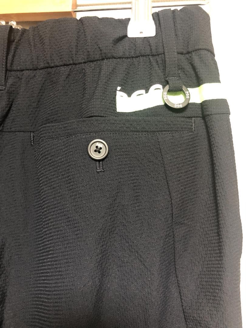 未使用 PGG ロングパンツ 1 M ネイビー 紺 ストレッチ 春夏 レディース