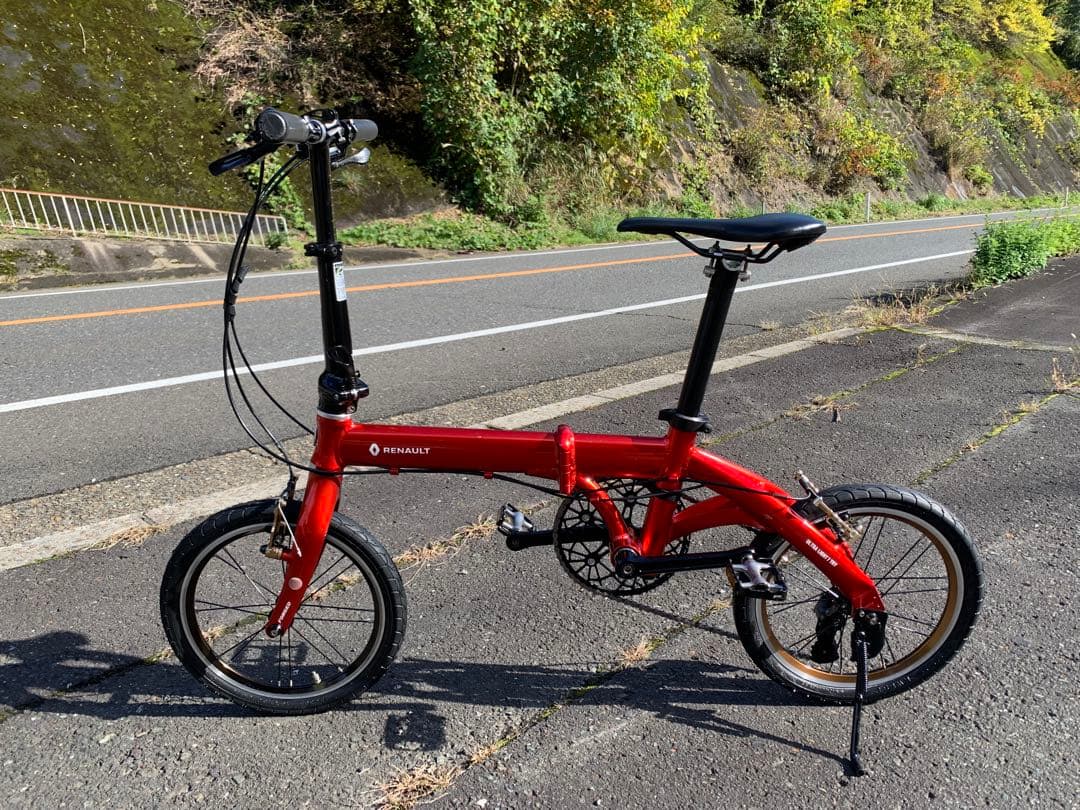 【即乘】送料無料 RENAULT折り畳み自転車 FORGED 3速ミニベロ小径車