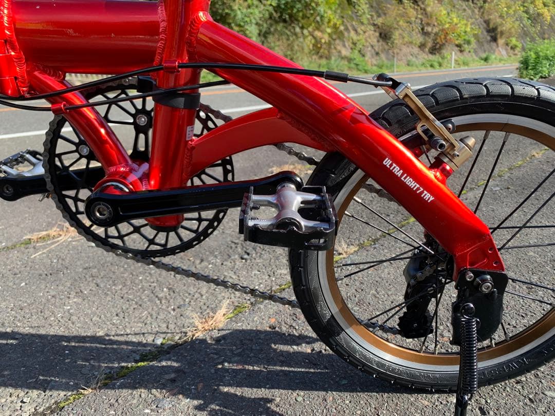 【即乘】送料無料 RENAULT折り畳み自転車 FORGED 3速ミニベロ小径車