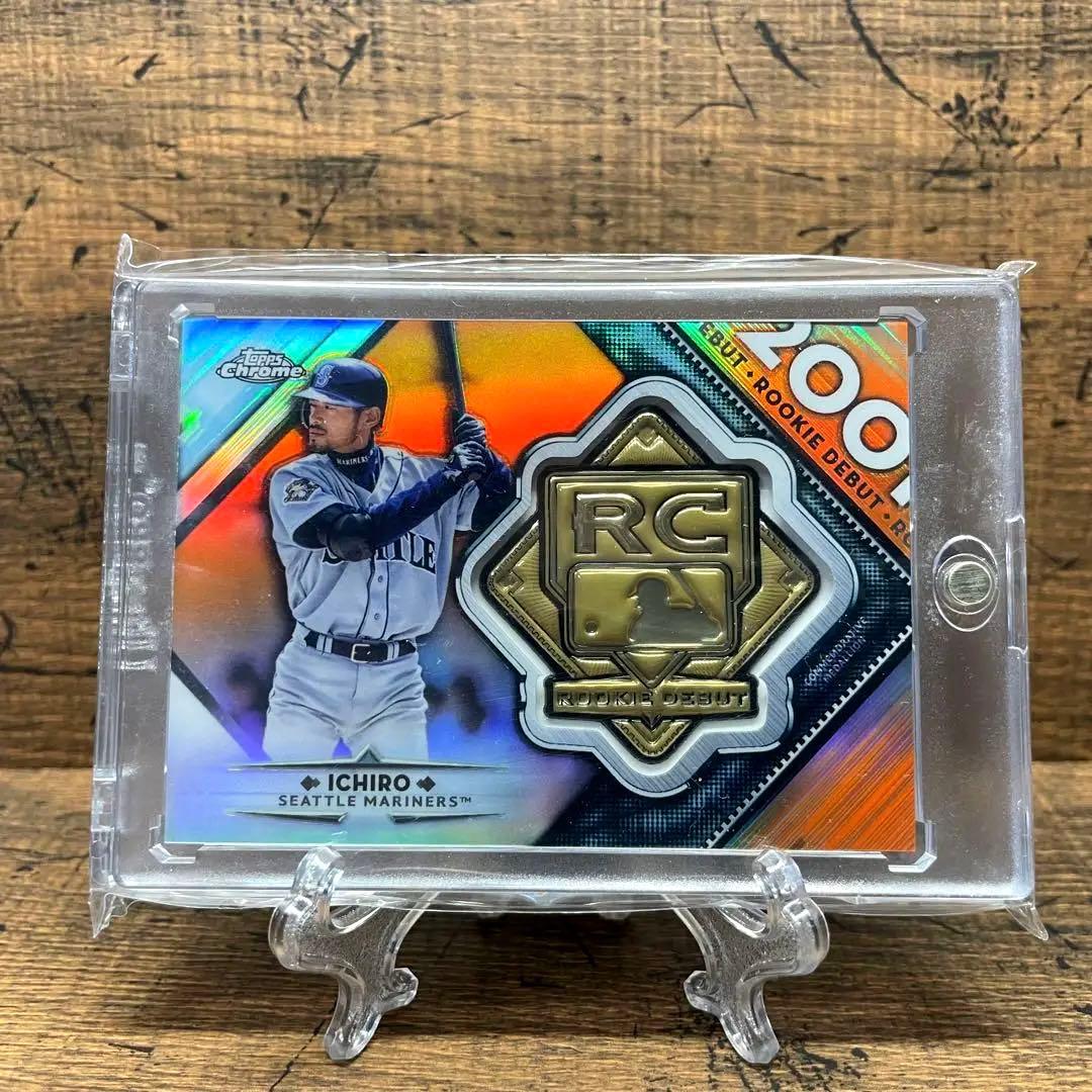 激レア イチロー 世界25枚限定 オレンジクロム ルーキー記念メダリオン