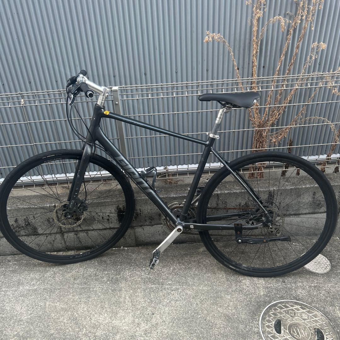 クロスバイク　ジャイアント エスケープ　ブラック ディスクブレーキ　ジャンク品
