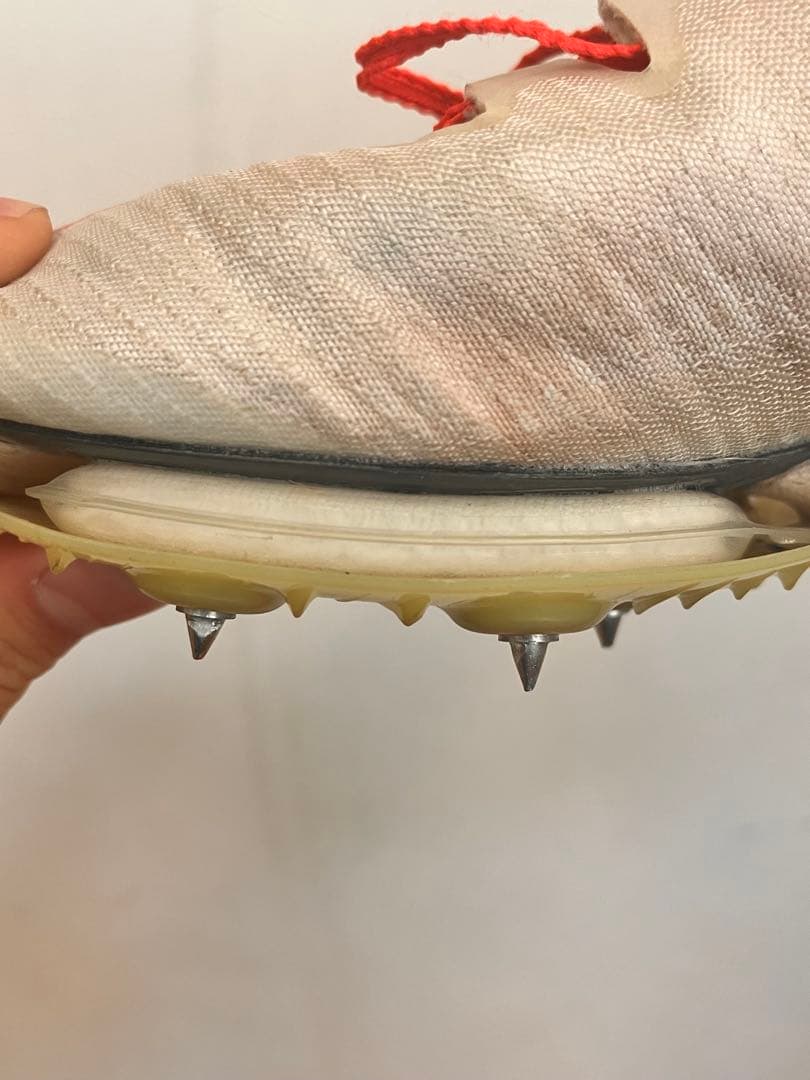 Nike スパイク・シューズ ホワイト/レッド