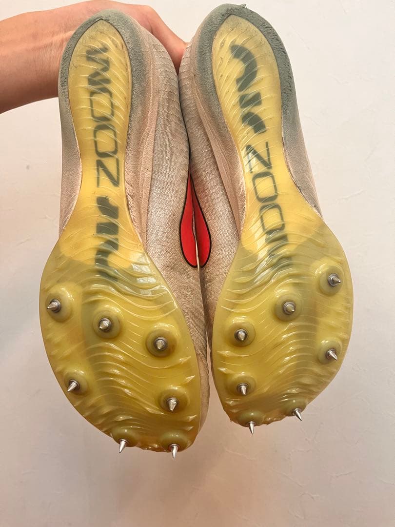 Nike スパイク・シューズ ホワイト/レッド