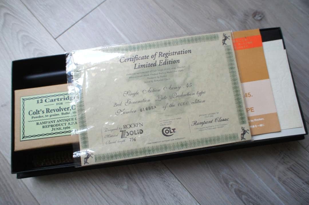 トイガン Rampant Colt SAA .45 2nd Gene. late type