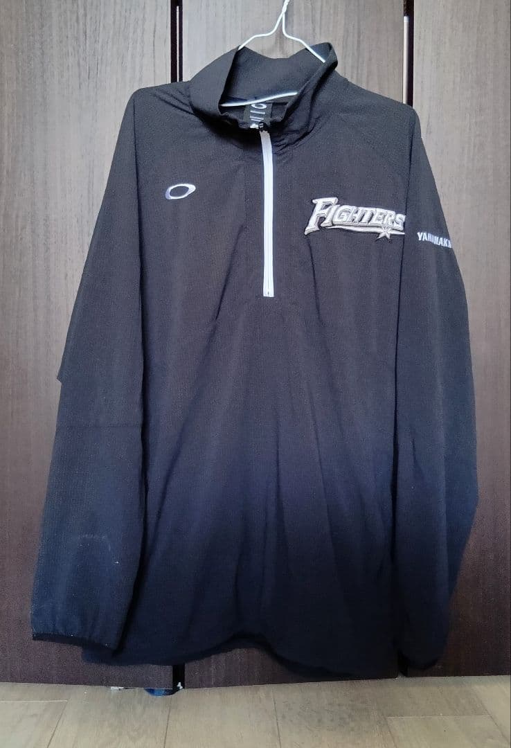 【実使用】日本ハム　ファイターズ　山中　ロングスリーブジャケット　3XL
