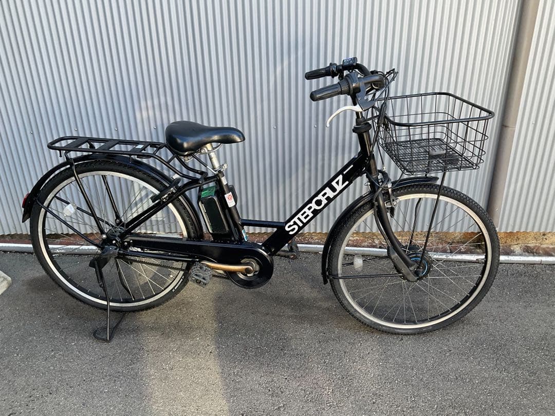 ブリヂストン新機種電動アシスト自転車STEP cruise26インチブラック系