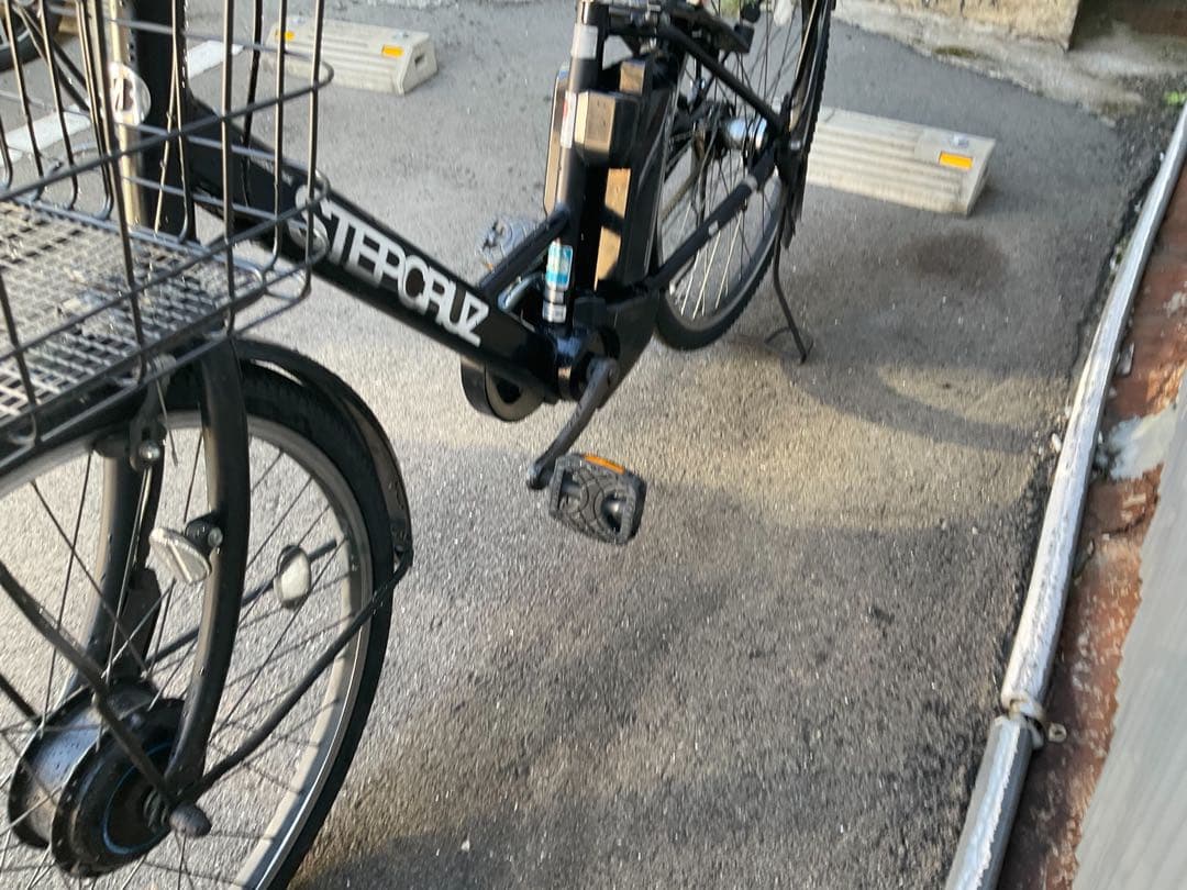 ブリヂストン新機種電動アシスト自転車STEP cruise26インチブラック系