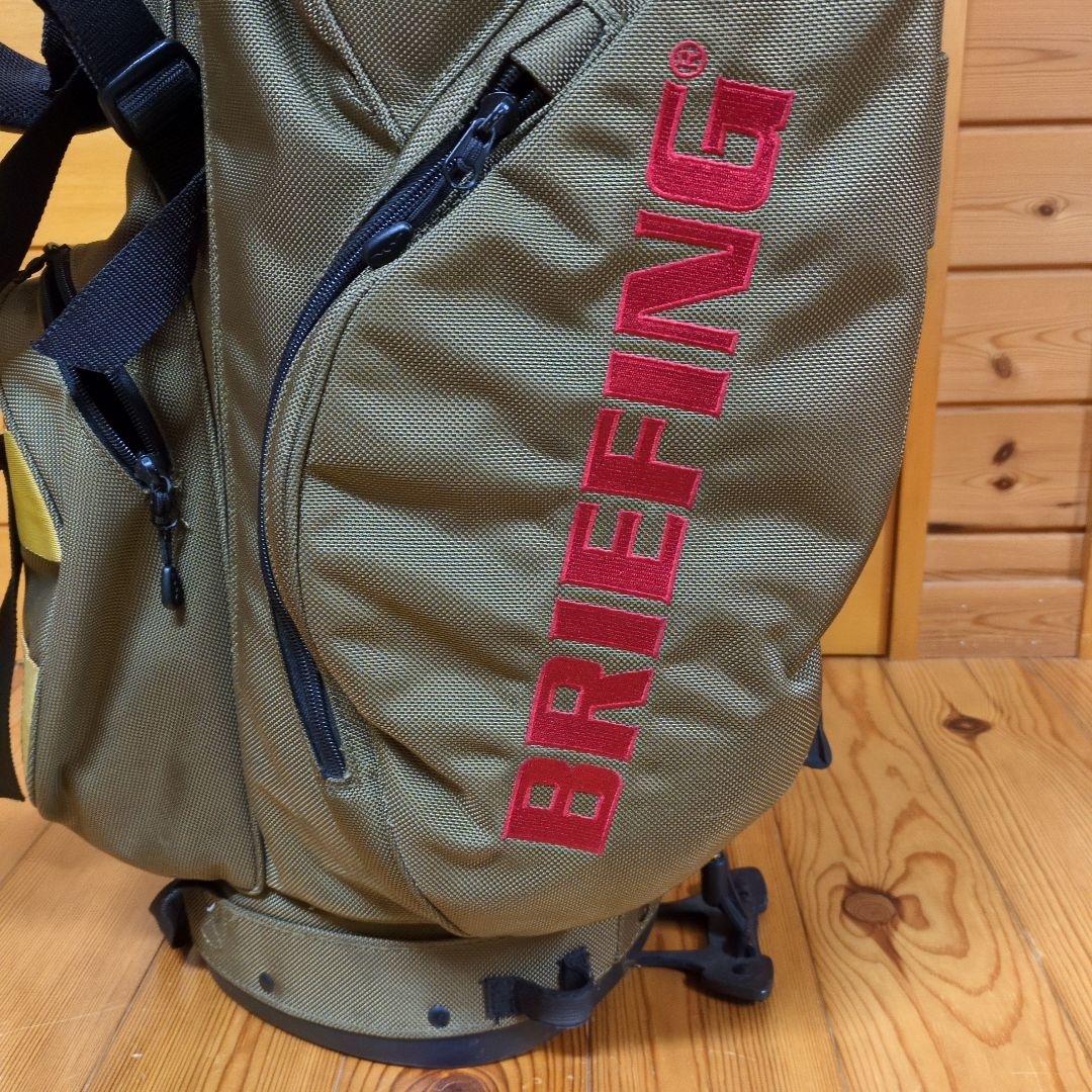 BRIEFING×SUNMOUTAIN スタンド式キャディバッグ カーキ