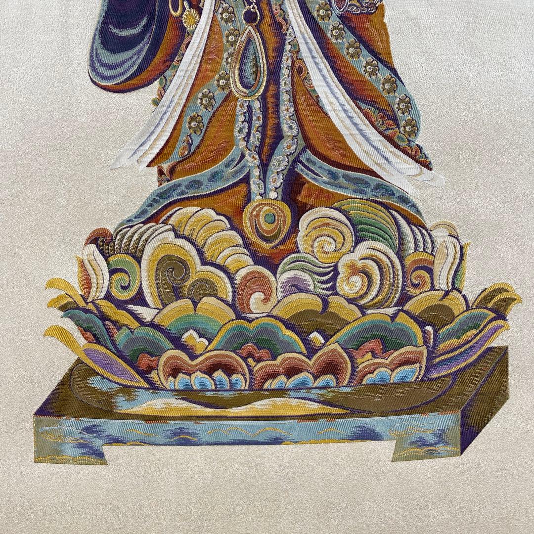 美品 掛け軸 重要文化財 吉祥天立像 西陣織 浄瑠璃寺