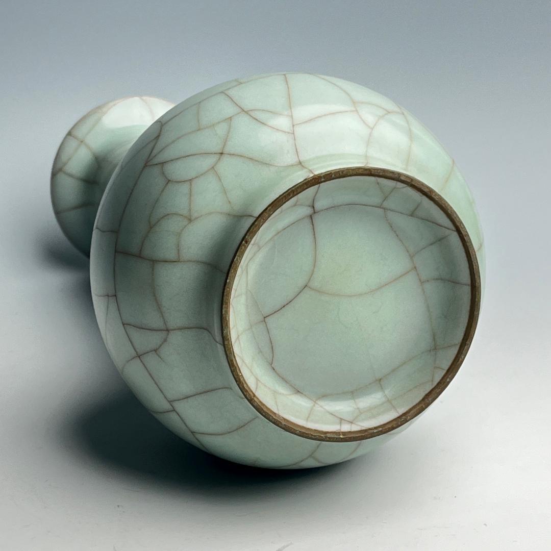 青磁花瓶 景徳鎮窯 古玩 中国美術 唐物 擺件SN16