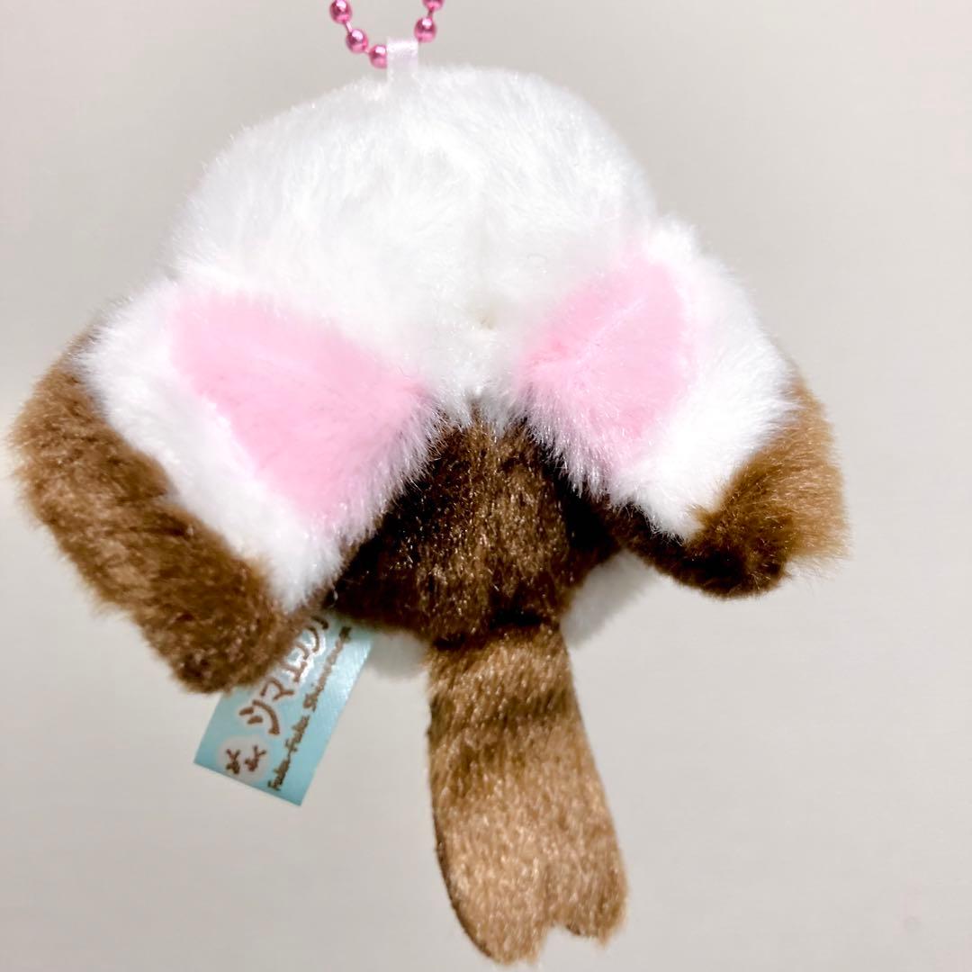 ふくふく シマエナガ カラフルフラワー ぬいぐるみ　マスコットしまゑガーベラ