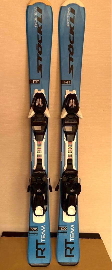 Stockli (子ども用)Race Teamスキー ビンディング付き100cm